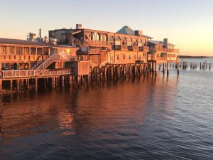 cedar key dock street sunrise